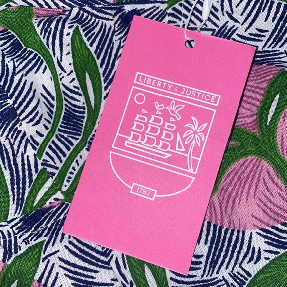 Liberty & Justice Tied Strap Slit Front Cover Up Dress - Picture 5 of 5